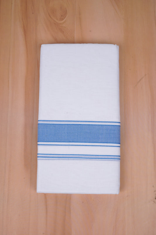 FCD-03 W/D DHOTI 4.00 MTR-Sky Blue