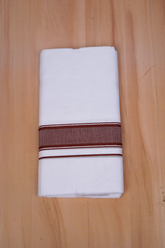 FCD-501 W/D DHOTI 3.80 MTR-Dark Maroon
