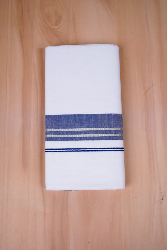 FCD-526 W/D DHOTI 3.80 MTR-Blue