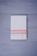 KERALOOM FINISH COTTON 331 W/D DHOTI 3.80 MTR - Light Pink