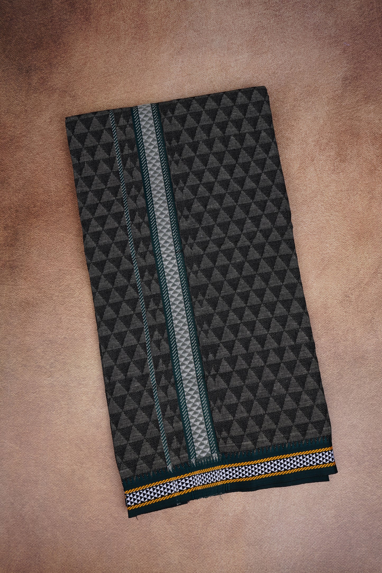 Sulthan Colours Dhoti - Black
