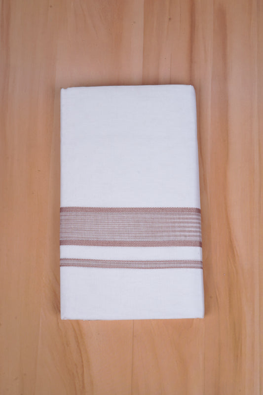 FCD-70 W/D DHOTI 3.80 MTR- Light Brown