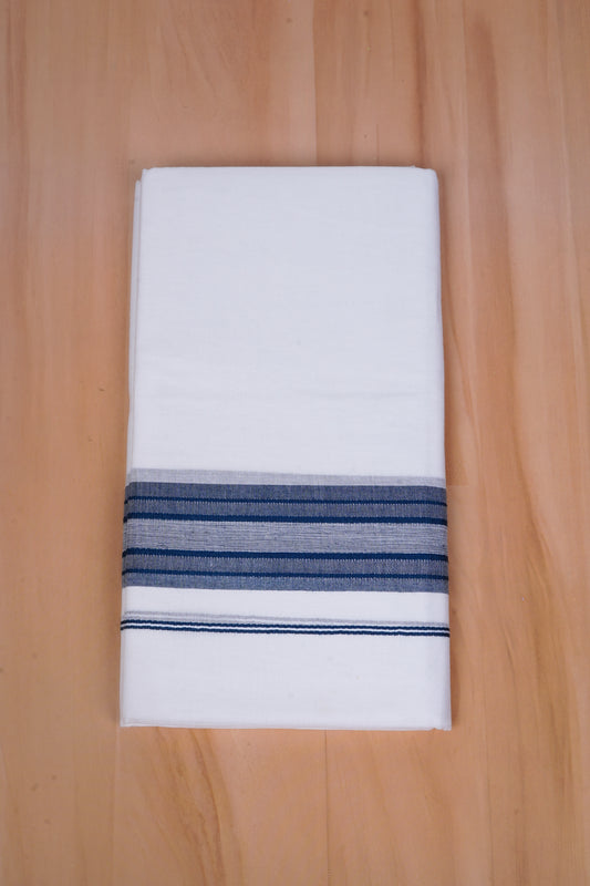 FCD-617 W/D DHOTI 3.80 MTR - Blue