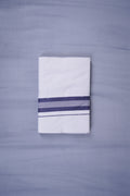KERALOOM FINISH COTTON 329 W/D DHOTI 3.80 MTR - Navy Blue