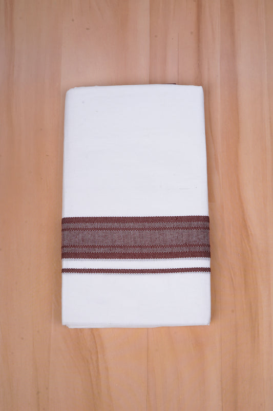 FCD-621 W/D DHOTI 3.80 MTR - Coffee Brown