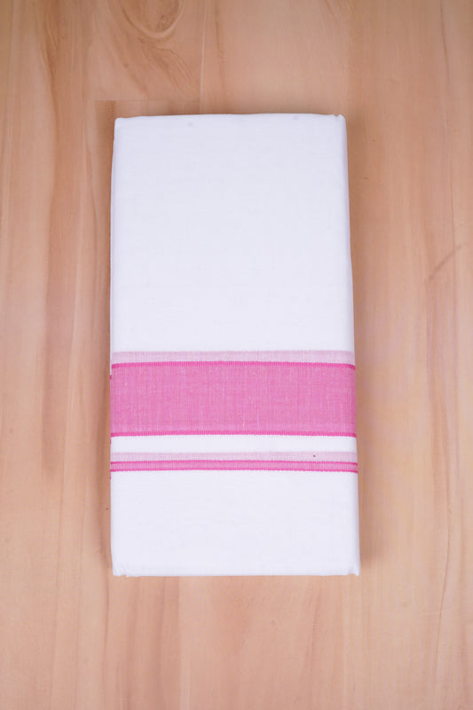 FCD-02 W/D DHOTI 4.00 MTR- Pink