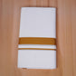 FCD-75 W/D DHOTI 3.80 MTR- Gold Yellow