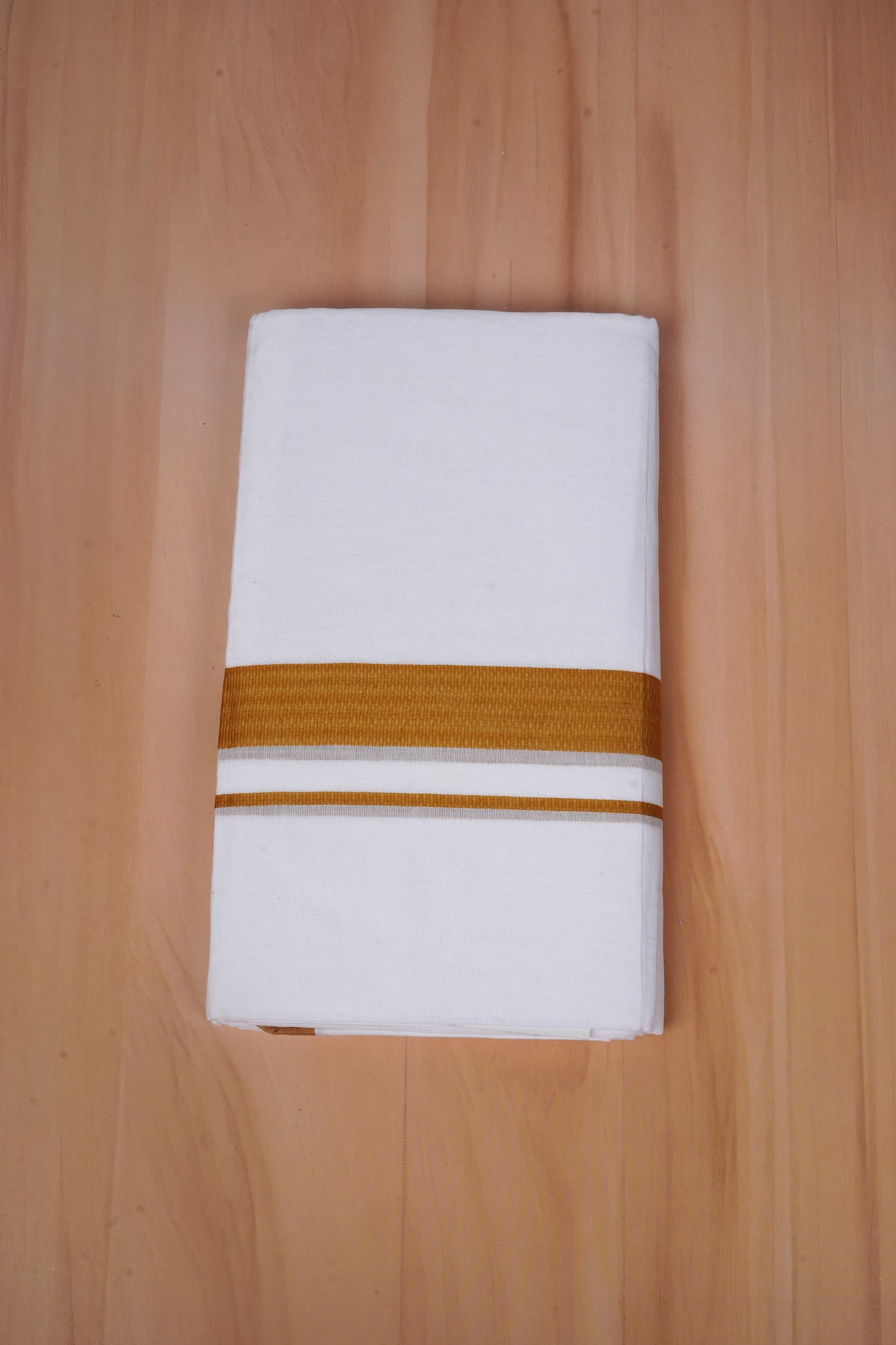 FCD-75 W/D DHOTI 3.80 MTR- Gold Yellow