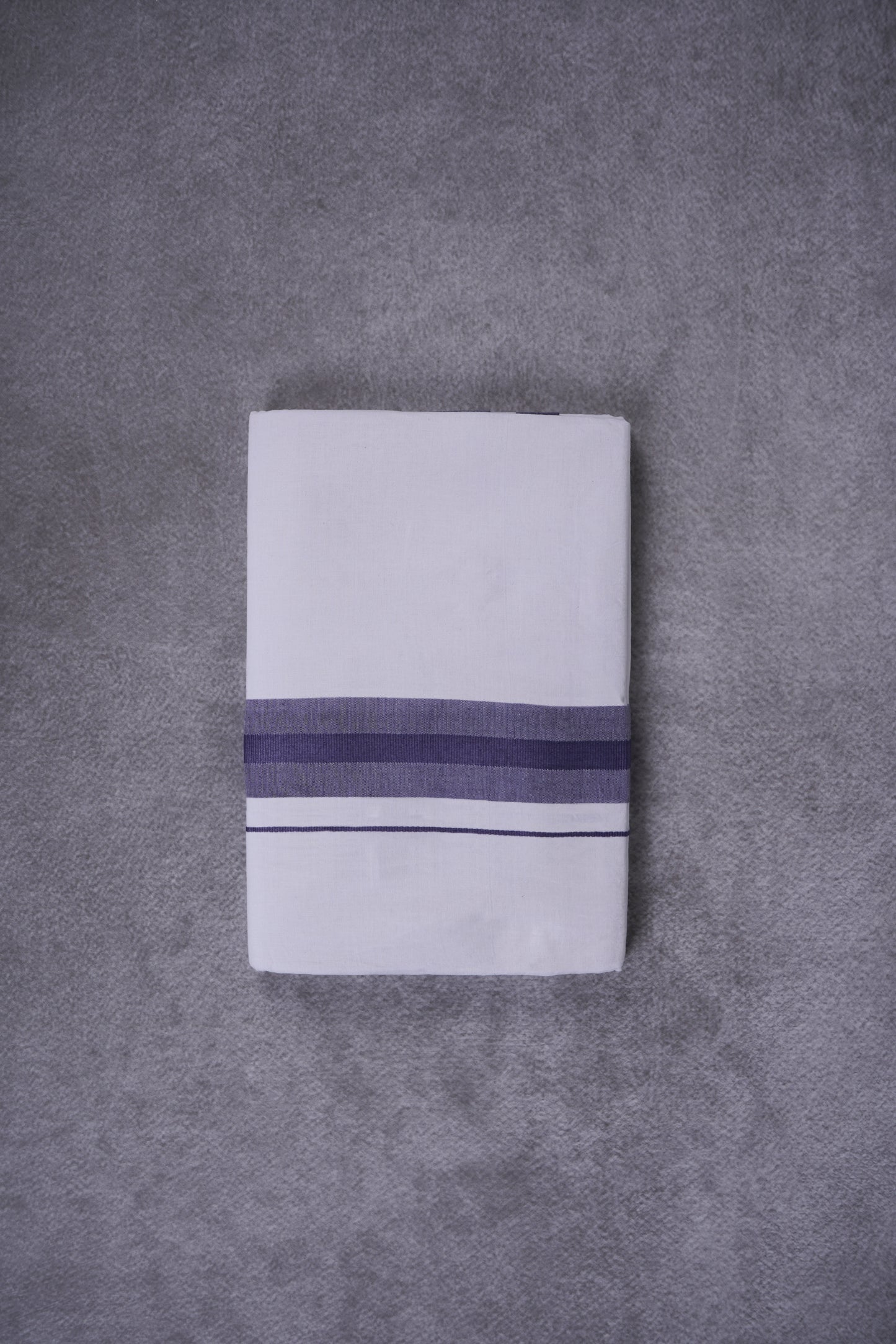 KERALOOM FINISH COTTON 326 W/D DHOTI 3.80 MTR - Light Violet