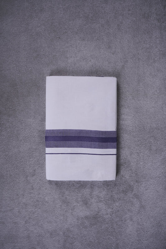 KERALOOM FINISH COTTON 326 W/D DHOTI 3.80 MTR - Light Violet