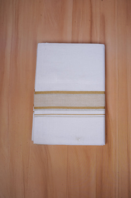 FCD-568 W/D DHOTI 3.80 MTR - Light Brown