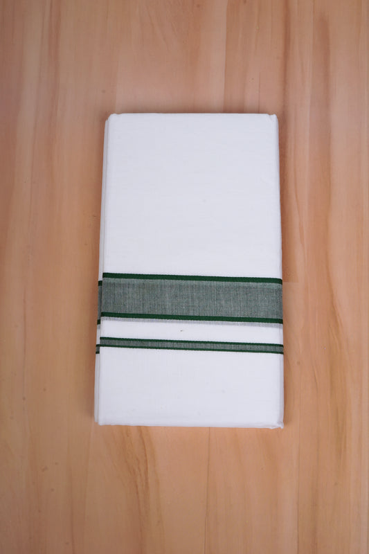 FCD-69 W/D DHOTI 3.80 MTR- Dark Green