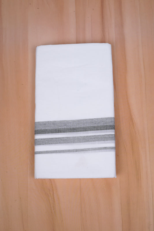 FCD-387 W/D DHOTI 3.80 MTR - Silver