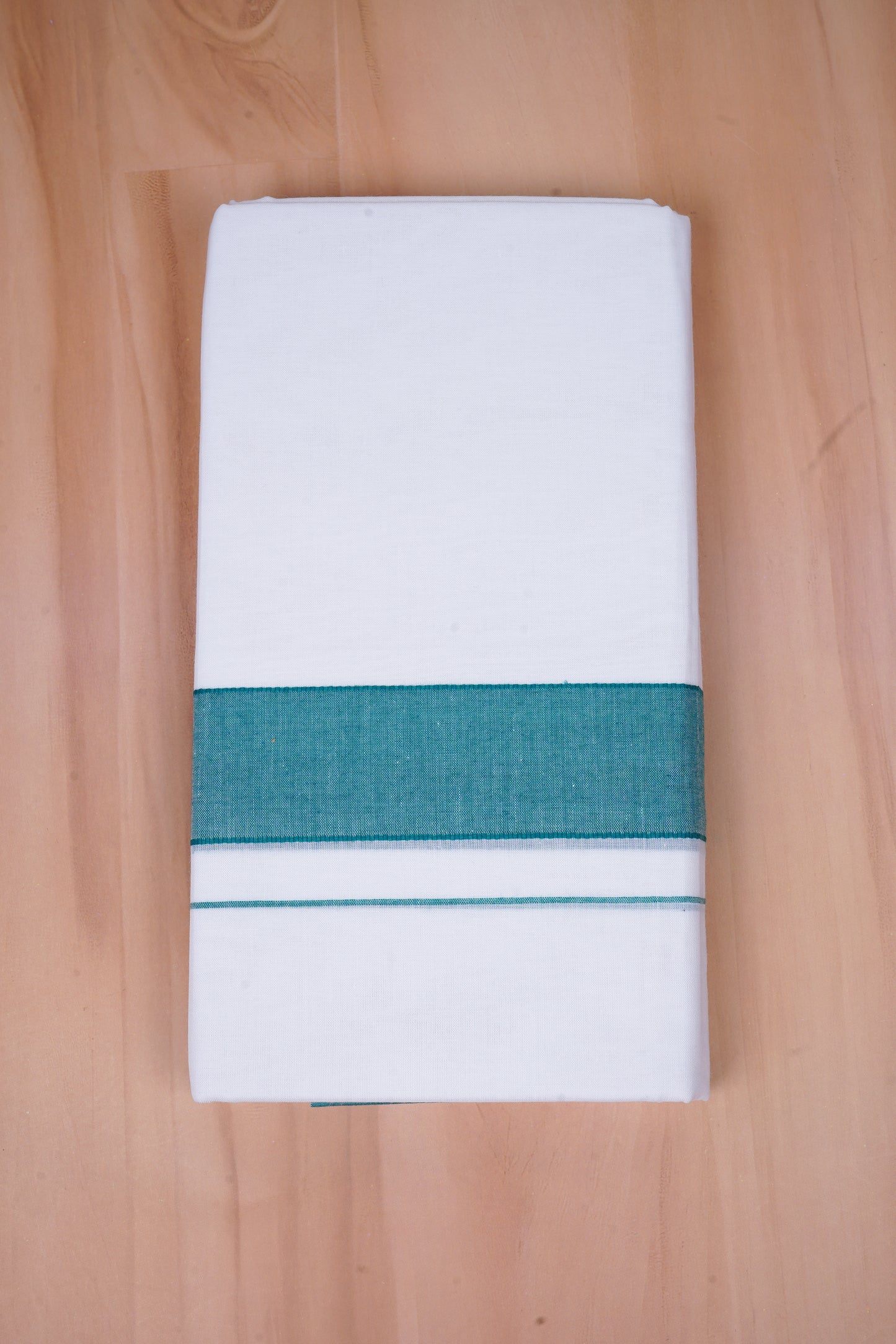 FCD-39 W/D DHOTI 4.00 MTR- Peacock Blue