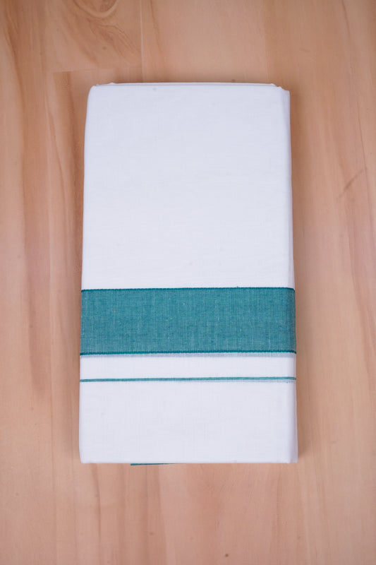 FCD-39 W/D DHOTI 4.00 MTR- Peacock Blue