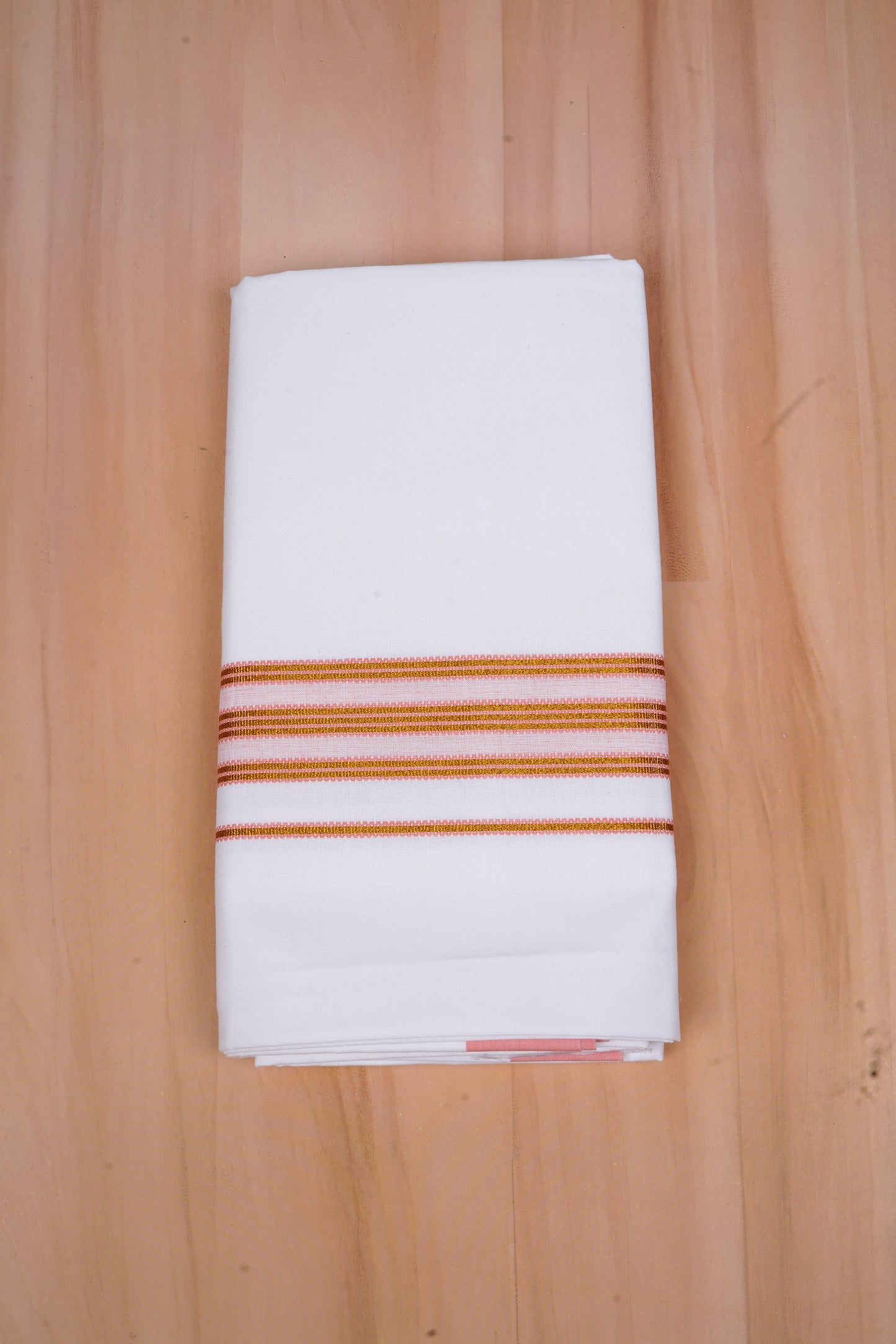 Heritage Gold W/S Dhoti 2.00 MTR - Orange