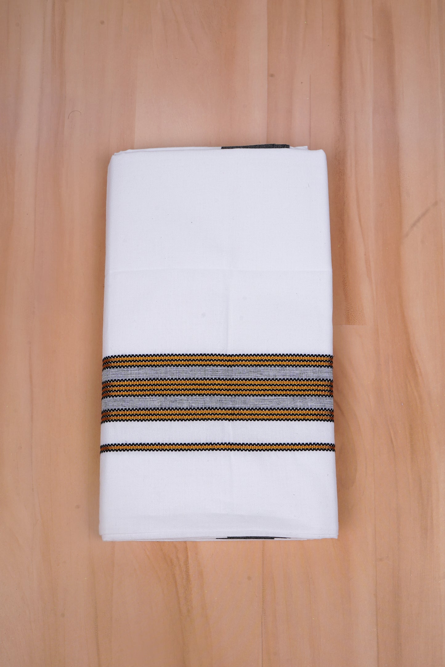 Heritage Gold W/S Dhoti 2.00 MTR - Black