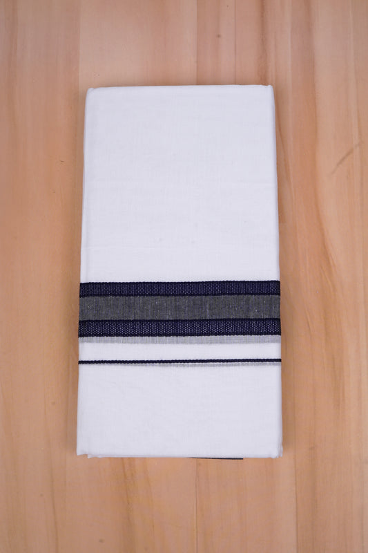 FCD-391 W/D DHOTI 3.80 MTR- Black