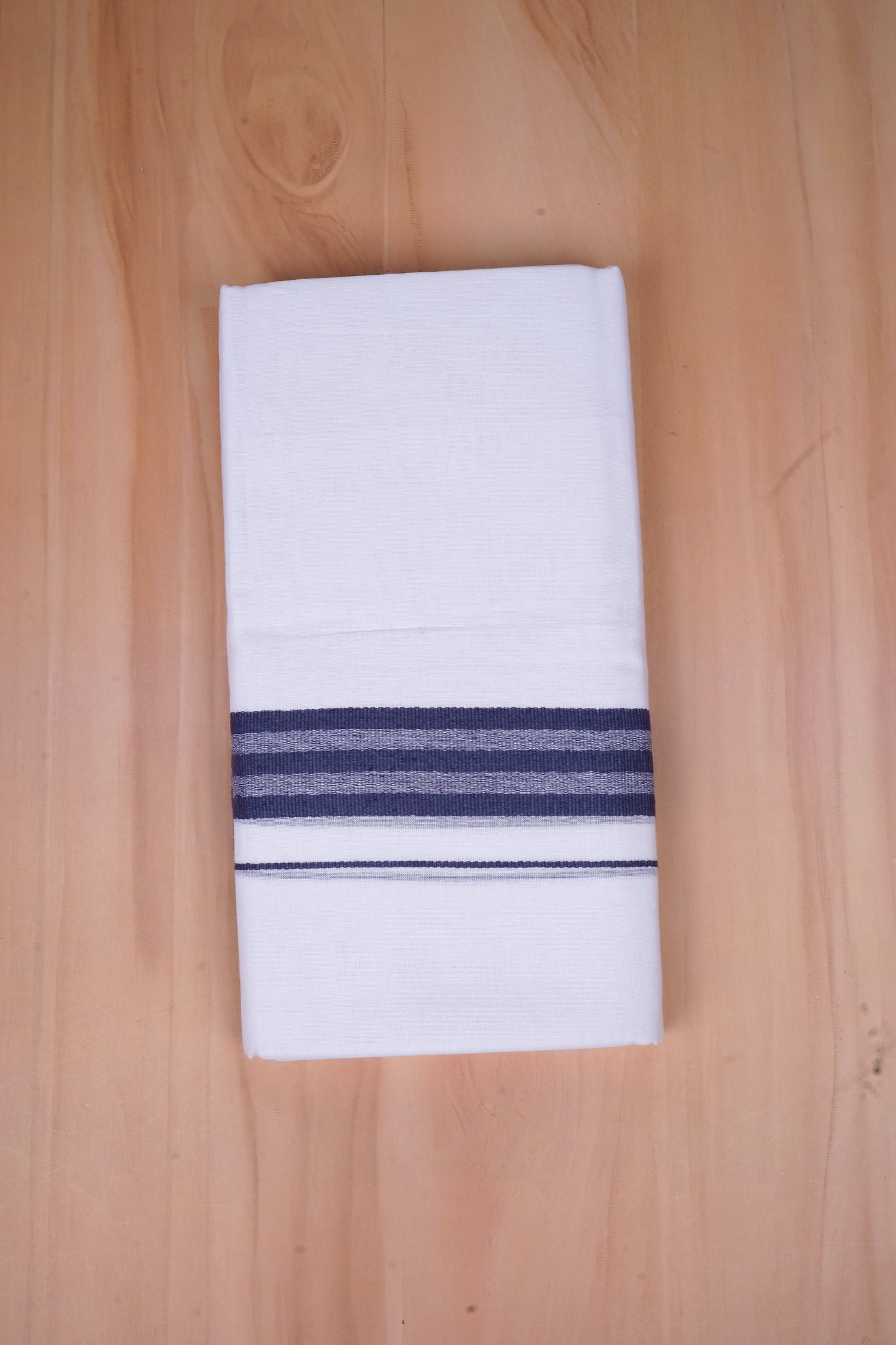 FCD-502 W/D DHOTI 3.80 MTR-Dark Blue