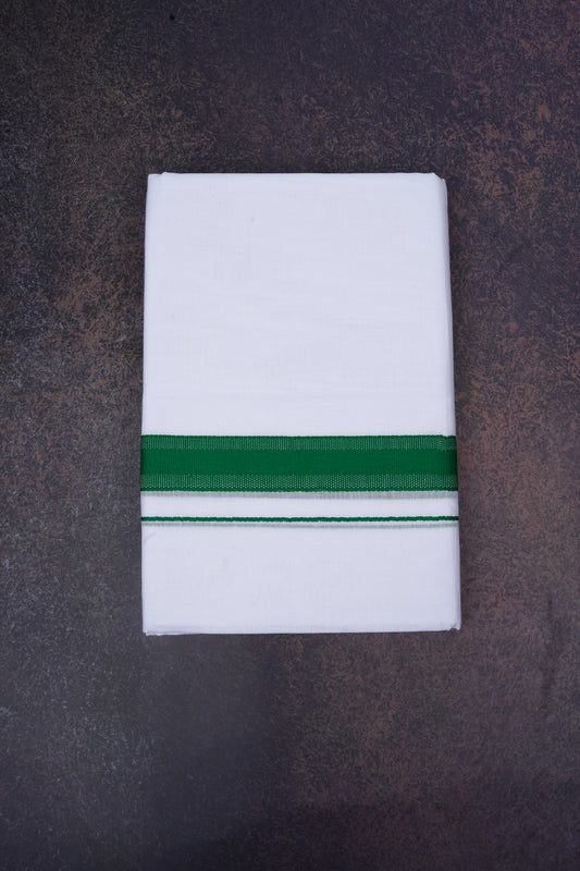 FD-177 W/D DHOTI 3.80 MTR-Dark Green