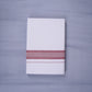 KERALOOM FINISH COTTON 329 W/D DHOTI 3.80 MTR - Light Pink