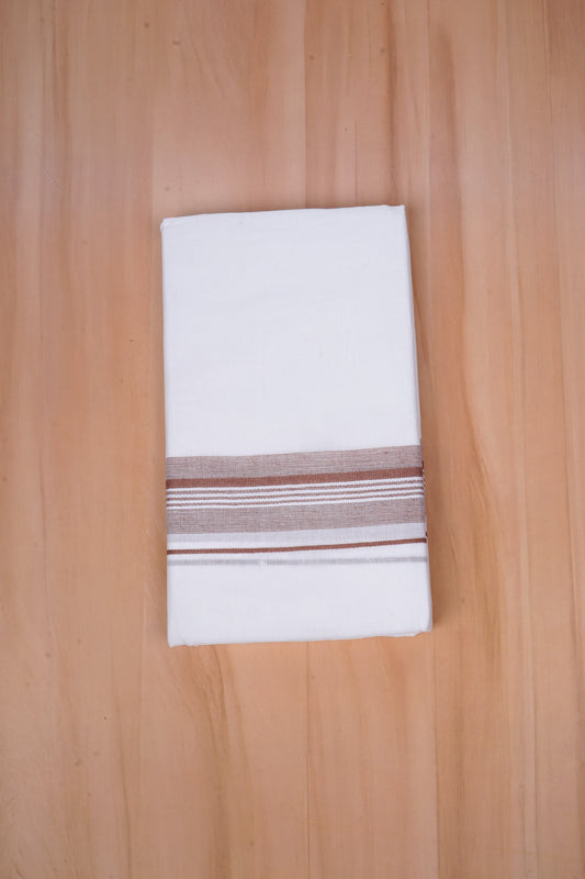 FCD-387 W/D DHOTI 3.80 MTR - Light Brown