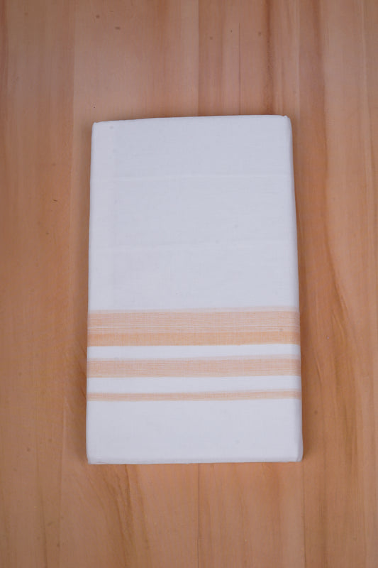 FCD-387 W/D DHOTI 3.80 MTR - Light orange