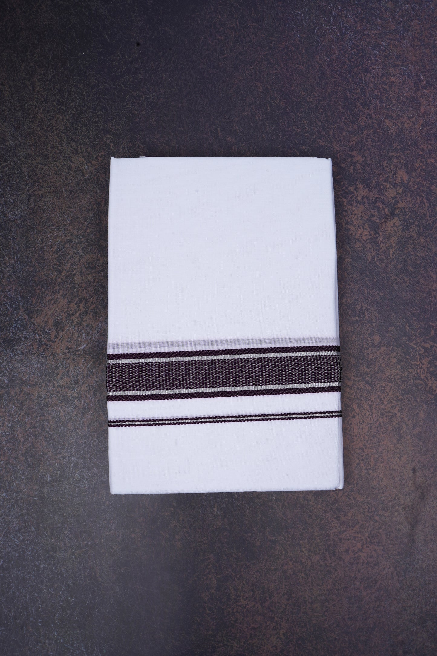 FD-167 W/D DHOTI 3.80 MTR-Dark maroon