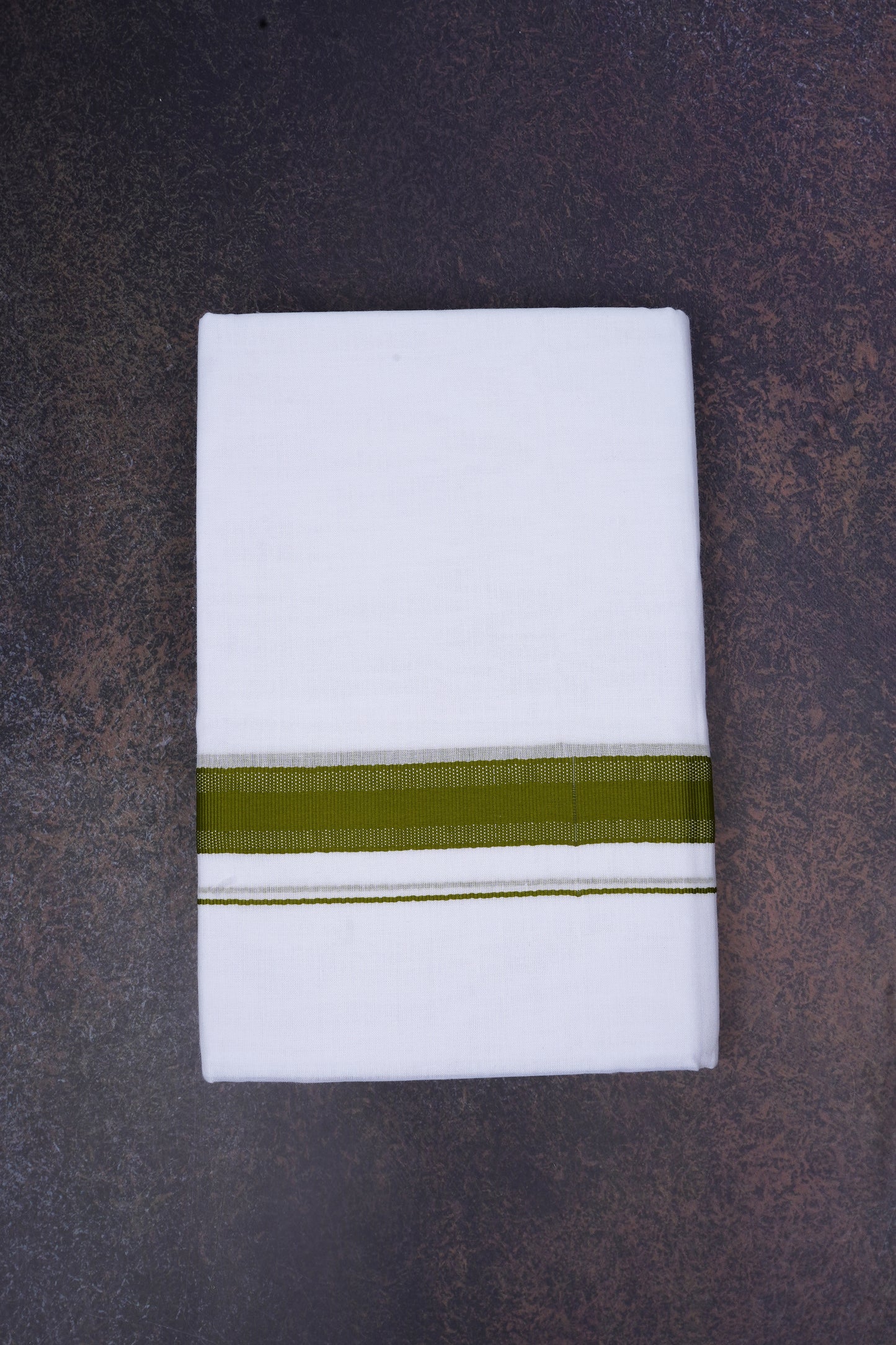 FD-177 W/D DHOTI 3.80 MTR-Dark Green