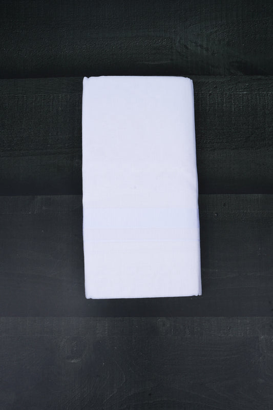 PMD-09 W/D DHOTI 3.80 MTR - White