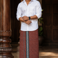 Sulthan Colours Dhoti - Brown