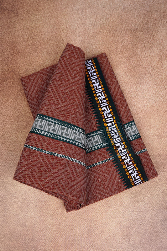 Sulthan Colours Dhoti - Brown