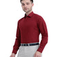 Shop Stain Free Full Sleeve Formal Maroon Color Shirt For Men