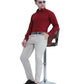 Buy Stain Free Full Sleeve Formal Maroon Color Shirt For Men Online
