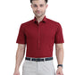 Shop Stain Free Half Sleeve Formal Maroon Color Shirt For Men