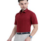 Order Stain Free Half Sleeve Formal Maroon Color Shirt For Men