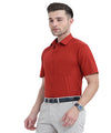 Shop Stain Free Half Sleeve Formal Red Color Shirt For Men