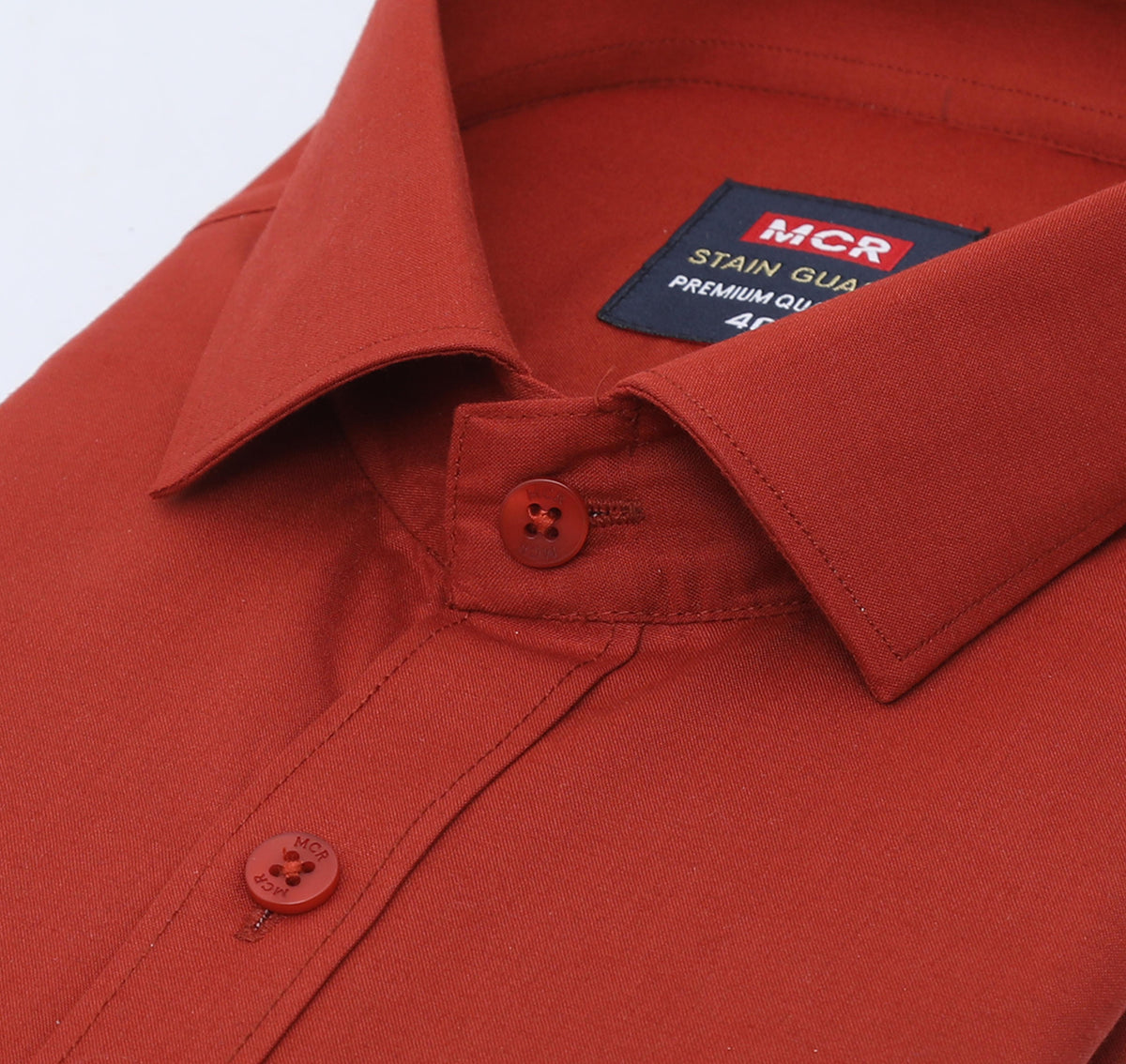 Stain Free Full Sleeve Formal Red Shirt For Men