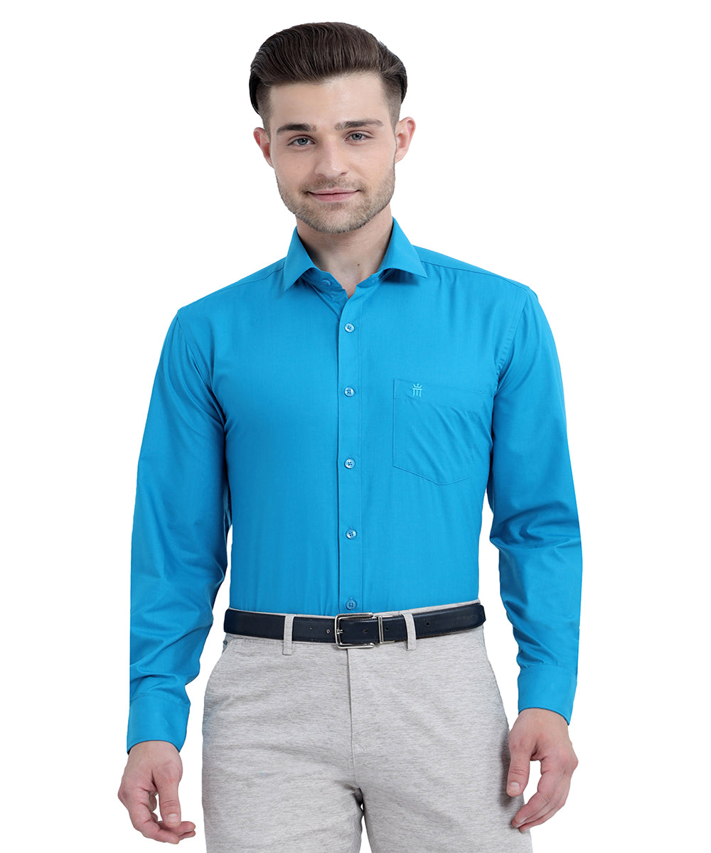 MCR Stain Free Full Sleeve Formal Color Shirt For Men - 68003