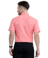 Order Stain Free Half Sleeve Formal Rose Men Shirt
