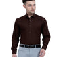 Buy Stain Free Full Sleeve Formal Brown Shirt For Men