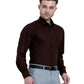 Shop Stain Free Full Sleeve Formal Brown Shirt For Men