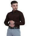 Order Stain Free Full Sleeve Formal Brown Shirt For Men