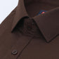 Buy Stain Free Half Sleeve Formal Brown Color Shirt For Men Online