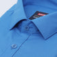Stain Free Full Sleeve Formal Blue Color Shirt For Men