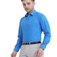 Order Stain Free Full Sleeve Formal Blue Color Shirt For Men
