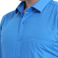 Shop Stain Free Full Sleeve Formal Blue Color Shirt For Men Online