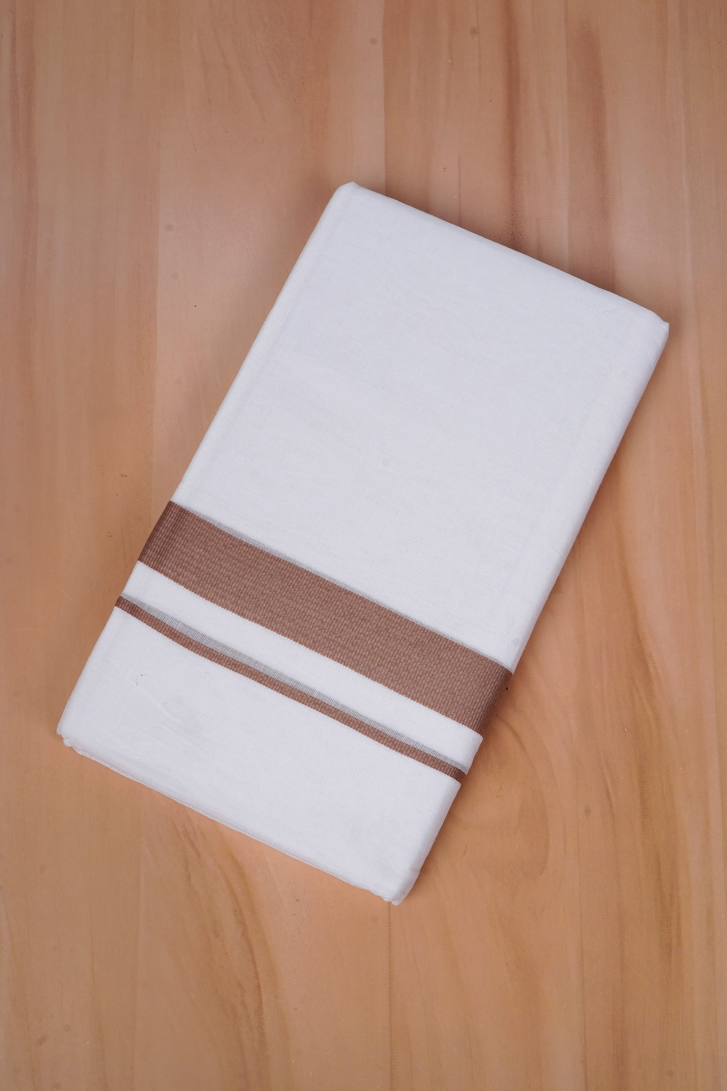 FCD-75 W/D DHOTI 3.80 MTR- Light Brown