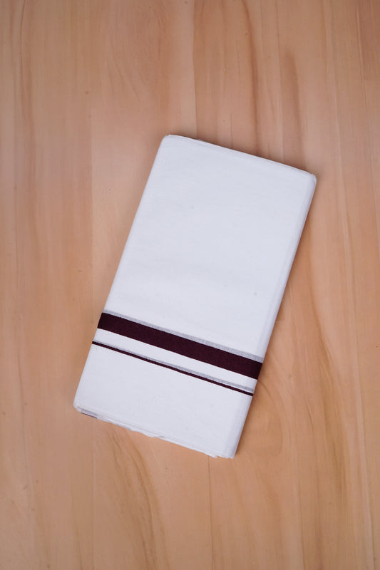 FCD-81 W/D DHOTI 3.80 MTR- D Brown
