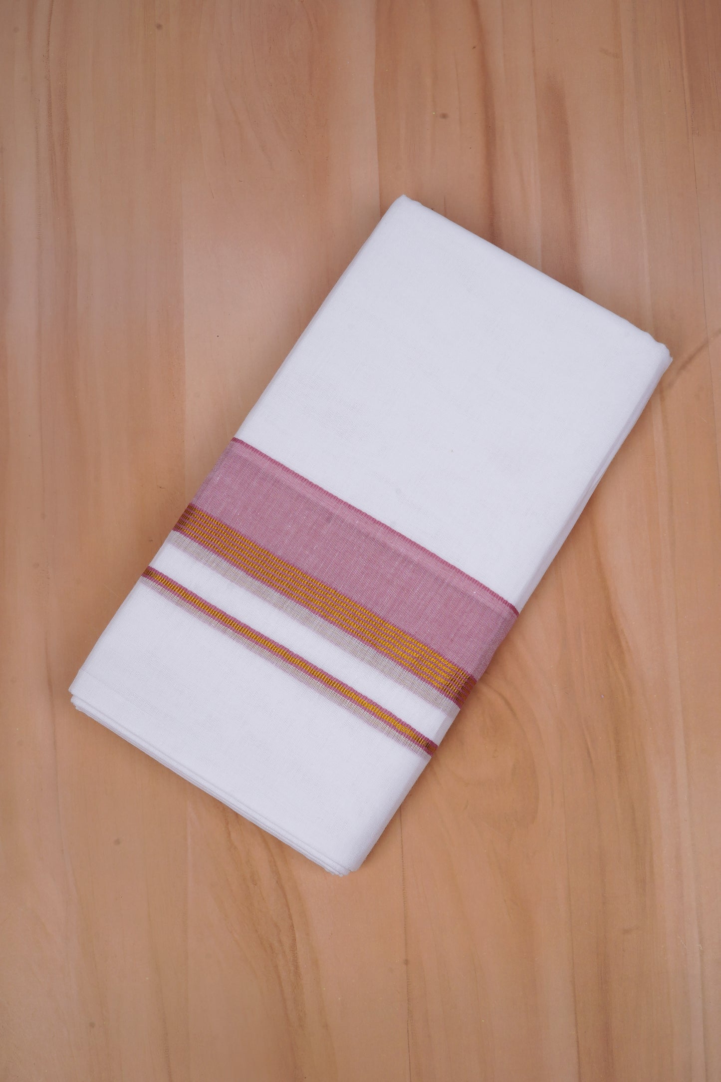 FCD-524 W/D DHOTI 3.80 MTR-Light Rose